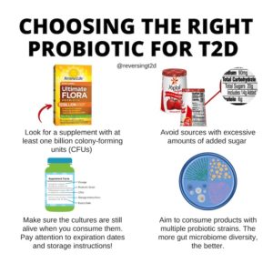 Choosing the right probiotic for type 2 diabetes