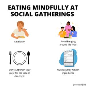 tips on eating mindfully at social gatherings