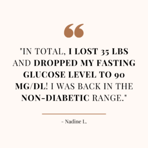 type 2 diabetic lost weight and lowered A1c