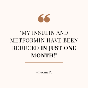 type 2 diabetic lowered metformin and insulin